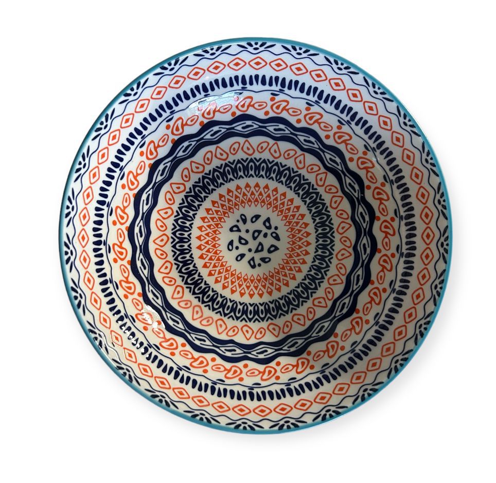 Morocco Entrée Ceramic Serving Bowl