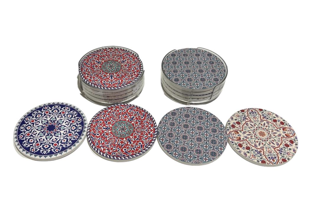 Round Porcelain Coasters