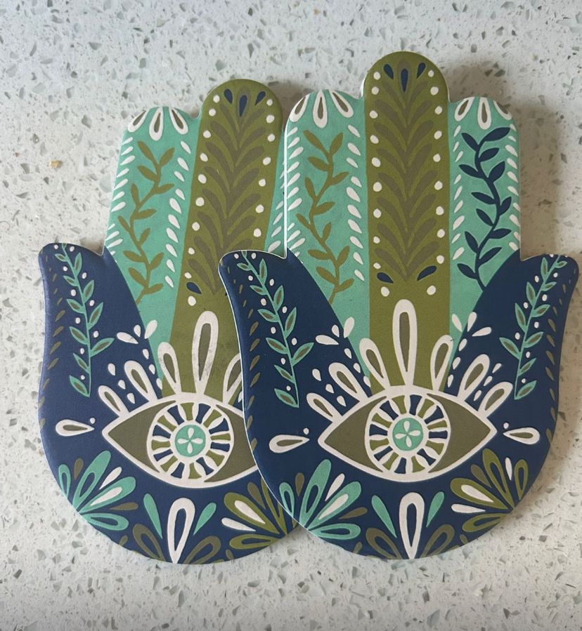 Hamsa coasters