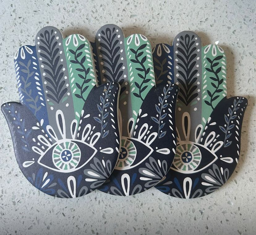 Hamsa coasters